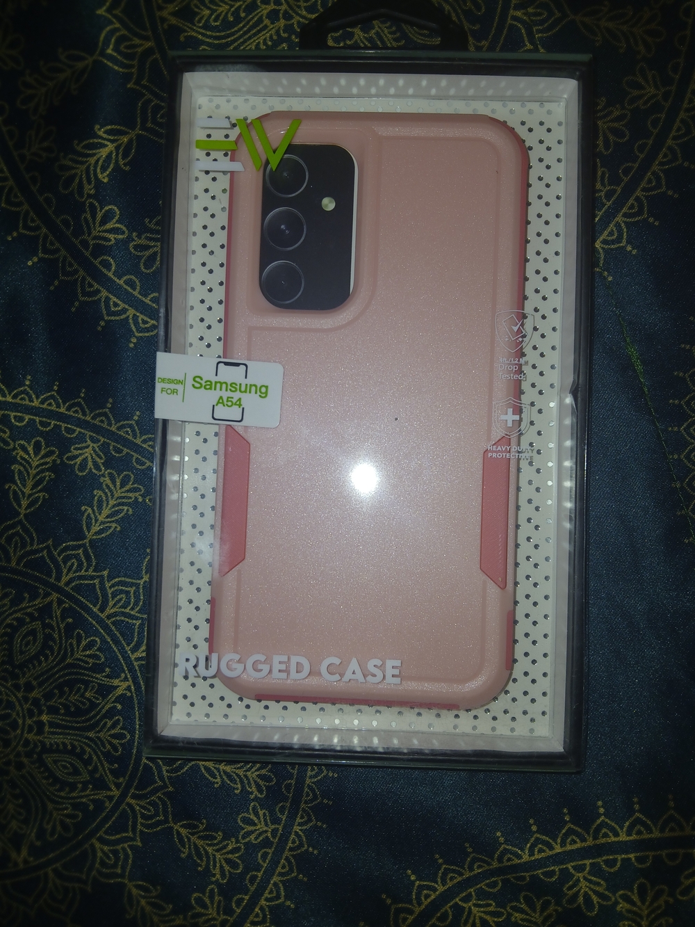 Samsung A54 Pink Rugged Protective Case